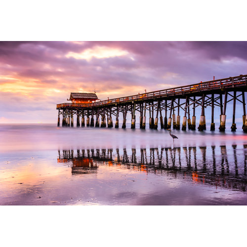 Highland Dunes Cocoa Beach, Florida On Canvas by Seanpavonephoto Print